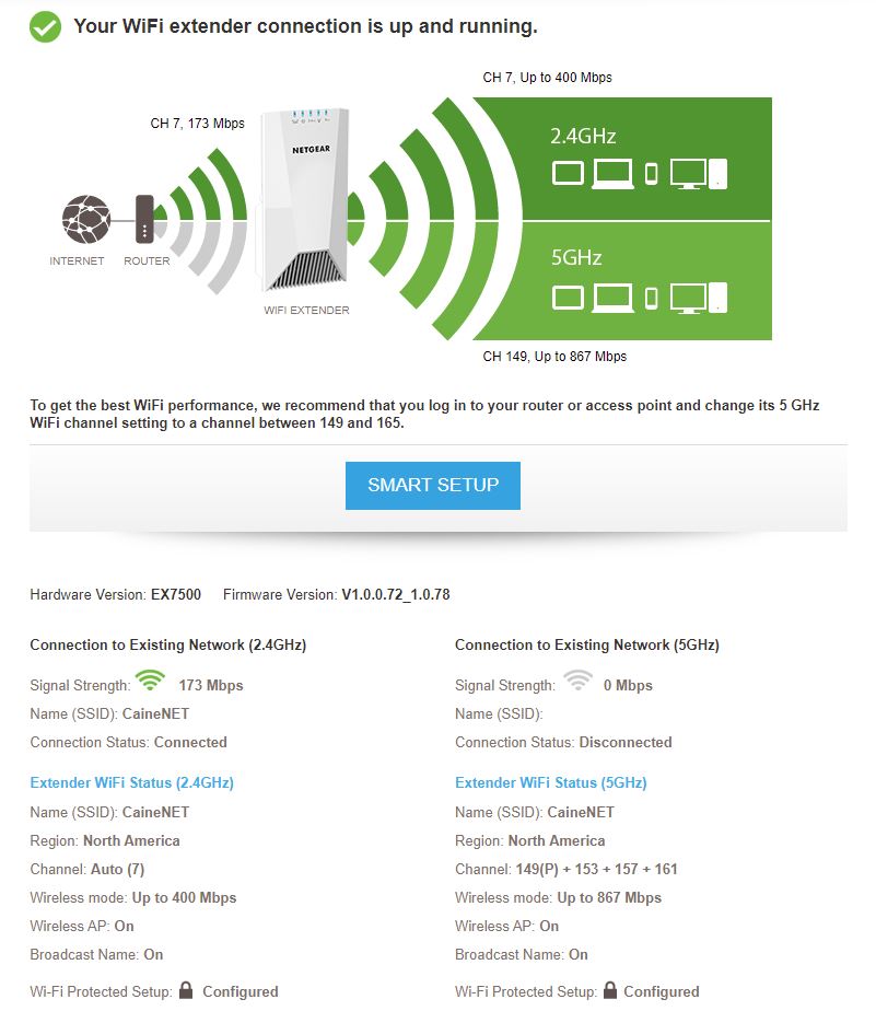 Solved ex7500 won't connect to my router NETGEAR Communities